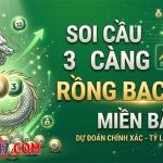 Soi cầu 3 càng Rồng Bạch Kim miền Bắc vip hôm nay
